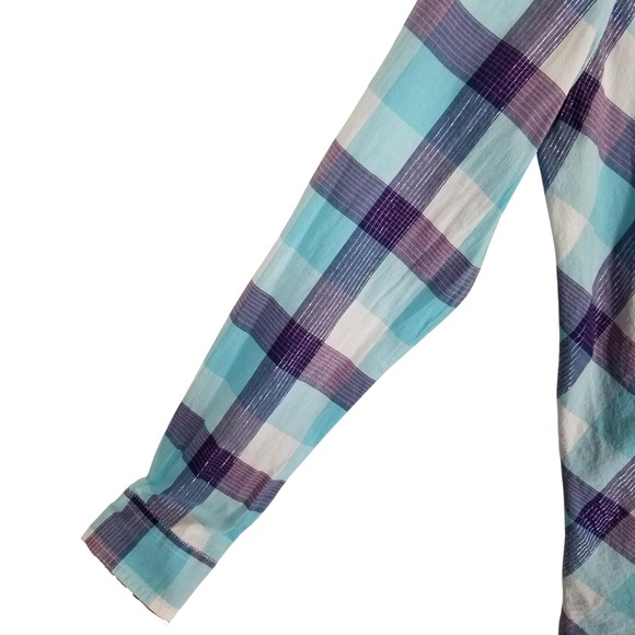 Cruel Girl Women's‎ XXL 14/16 Plaid Western Button Up Shirt Long Sleeve Cowgirl - Picture 9 of 12